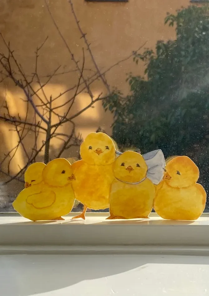 Bastelvorlage – Küken – Bild 3