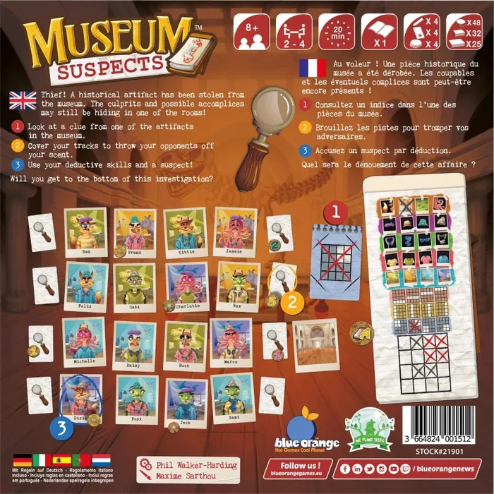 Museum Suspects (multlilingual) Großhandel keine Steuern – Bild 3