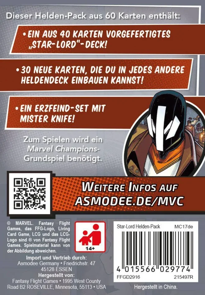 Star-Lord – Marvel Champions LCG (DE) – Bild 3