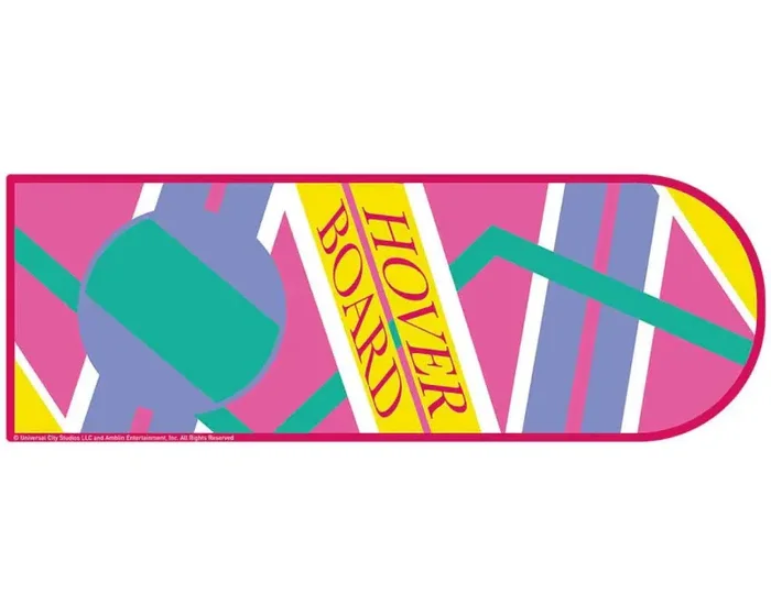 Zurück in die Zukunft Hoverboard Schreibtischunterlage & Untersetzer – Bild 2